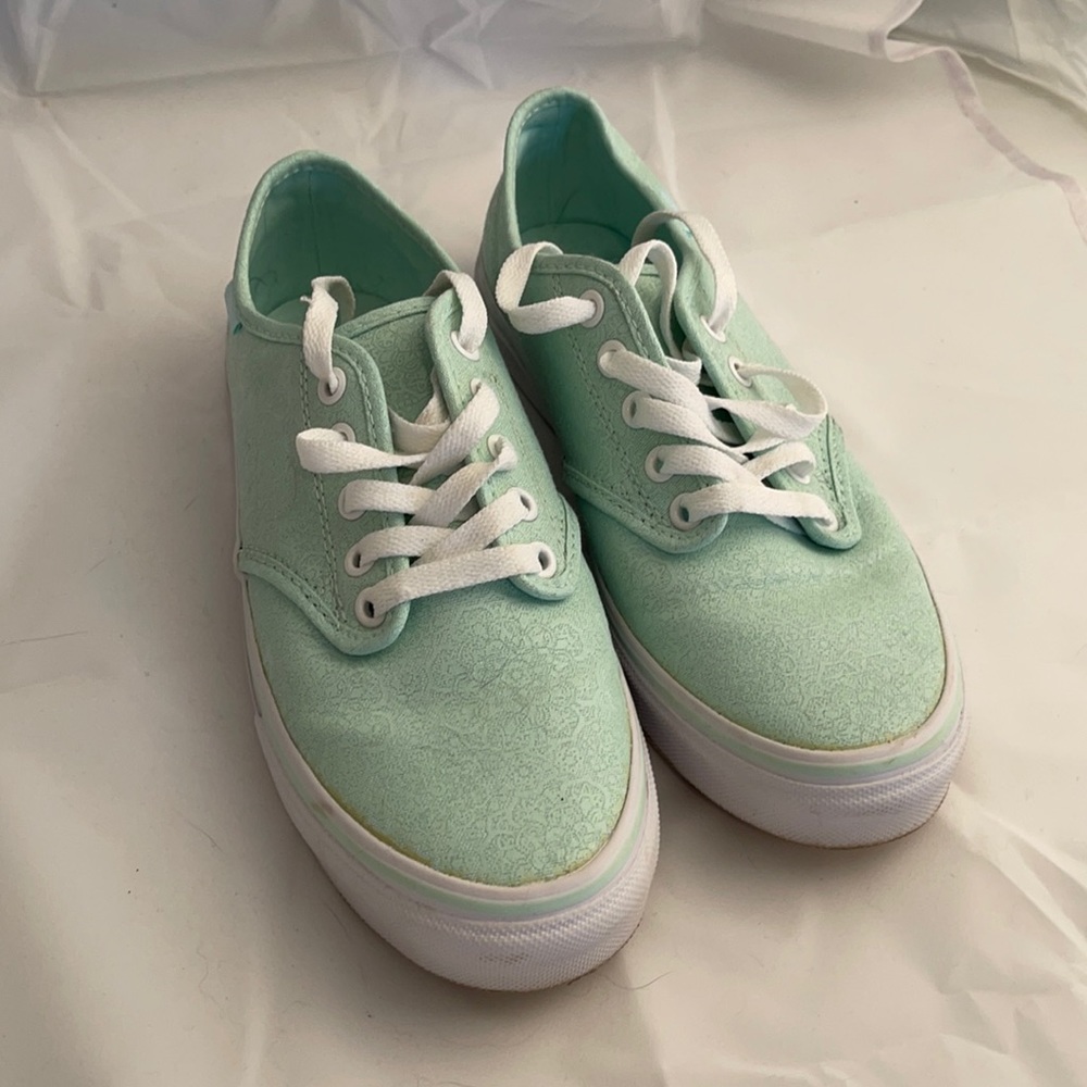 Mint green Vans
